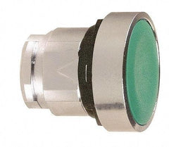 Schneider Electric - 22mm Mount Hole, Flush, Pushbutton Switch Only - Round, Green Pushbutton, Maintained (MA) - Benchmark Tooling