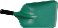 Remco - 18" High x 14" Wide Square Plastic Scoop - 40-1/2" Long Plastic D-Grip Handle - Benchmark Tooling