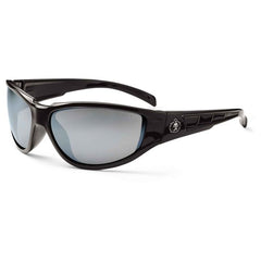 Njord Silver Mirror Lens Black Safety Glasses - Benchmark Tooling