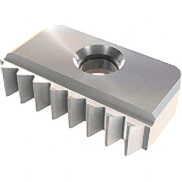Iscar - 3mm Pitch, External Thread, ISO Standard, MT21 IC908 Grade Thread Mill Insert - Carbide, TiAlN Coating - Benchmark Tooling