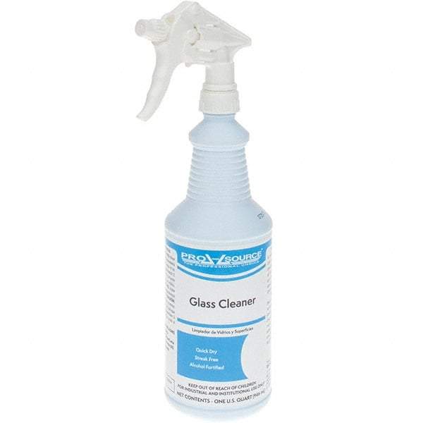 PRO-SOURCE - 32 oz Spray Bottle Clean/Fresh Glass Cleaner - Use on Glass & Mirror - Benchmark Tooling