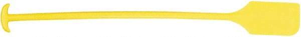 Remco - Yellow Polypropylene Mixing Paddle without Holes - 52" Overall Length - Benchmark Tooling