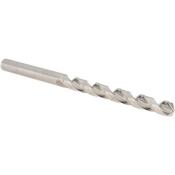 Guhring - 7/32" 118° Cobalt Jobber Drill - Bright Finish, Right Hand Cut, Spiral Flute, Straight Shank, 93mm OAL, Four Facet, Split Point - Benchmark Tooling