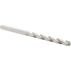 Guhring - #15 118° Cobalt Jobber Drill - Bright Finish, Right Hand Cut, Spiral Flute, Straight Shank, 80mm OAL, Four Facet, Split Point - Benchmark Tooling