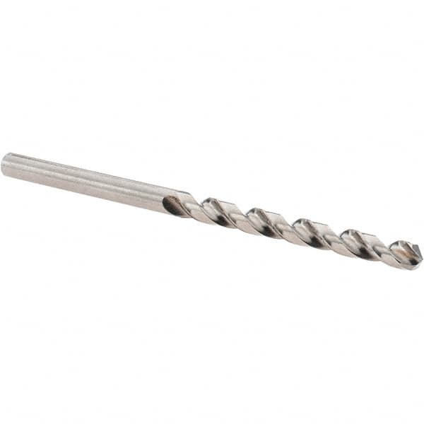 Guhring - 5/32" 118° Cobalt Jobber Drill - Bright Finish, Right Hand Cut, Spiral Flute, Straight Shank, 75mm OAL, Four Facet, Split Point - Benchmark Tooling