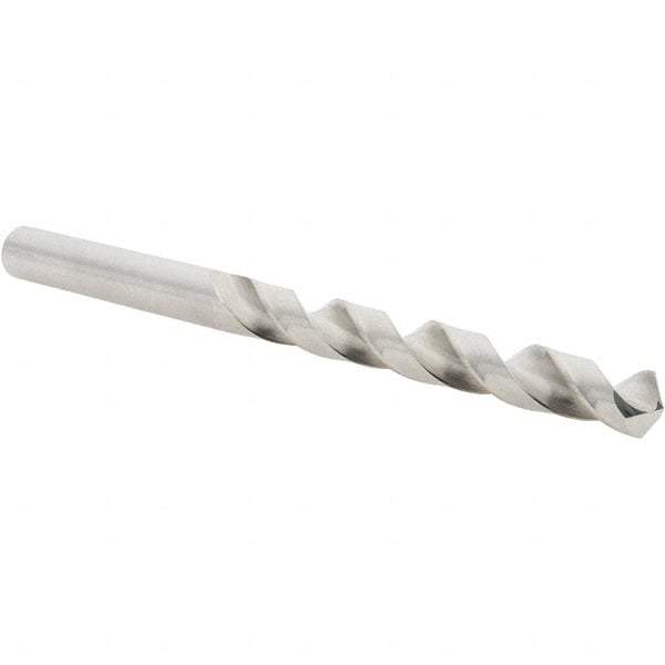 Guhring - 23/64" 118° Cobalt Jobber Drill - Bright Finish, Right Hand Cut, Spiral Flute, Straight Shank, 125mm OAL, Four Facet, Split Point - Benchmark Tooling