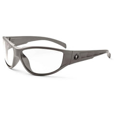 Njord Clear Lens Matte Gray Safety Glasses - Benchmark Tooling