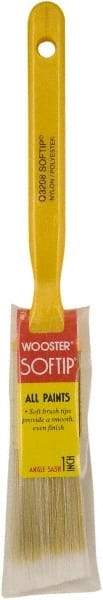 Wooster Brush - 1" Synthetic Sash Brush - 2-3/16" Bristle Length, Plastic Handle - Benchmark Tooling