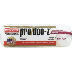 Wooster Brush - 3/4" Nap, 9" Wide Paint General Purpose Roller Cover - Smooth Texture, Fabric - Benchmark Tooling
