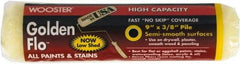 Wooster Brush - 3/8" Nap, 9" Wide Paint General Purpose Roller Cover - Medium Texture, Fabric - Benchmark Tooling