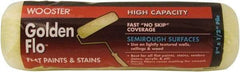 Wooster Brush - 1/2" Nap, 9" Wide Paint General Purpose Roller Cover - Semi-Rough Texture, Fabric - Benchmark Tooling