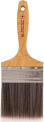 Wooster Brush - 4" Synthetic Wall Brush - 3-15/16" Bristle Length, Maple Handle - Benchmark Tooling