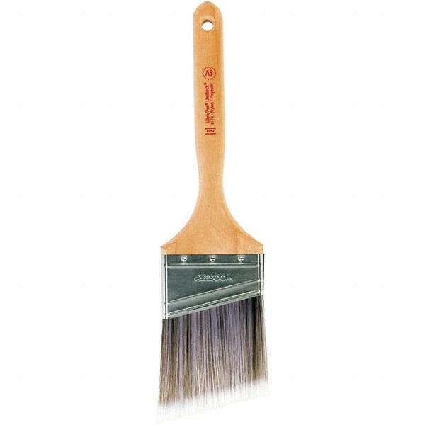 Wooster Brush - 3" Synthetic Paint Brush - 3-3/16" Bristle Length, Maple Handle - Benchmark Tooling