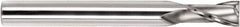 SGS - 18mm, 40mm LOC, 20mm Shank Diam, 130mm OAL, 2 Flute, Solid Carbide Square End Mill - Single End, TiCN Finish, Spiral Flute, 30° Helix, Centercutting, Right Hand Cut, Right Hand Flute, Series 59M - Benchmark Tooling