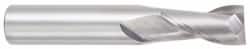 OSG - 22mm, 38mm LOC, 22mm Shank Diam, 102mm OAL, 2 Flute, Solid Carbide Square End Mill - Benchmark Tooling