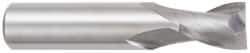 OSG - 7/16", 5/8" LOC, 7/16" Shank Diam, 2-1/2" OAL, 2 Flute, Solid Carbide Square End Mill - Single End, TiCN Finish, Spiral Flute, 30° Helix, Centercutting, Right Hand Cut, Right Hand Flute, Series 412 - Benchmark Tooling