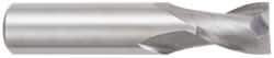 OSG - 5/16", 1/2" LOC, 5/16" Shank Diam, 2" OAL, 2 Flute, Solid Carbide Square End Mill - Single End, TiAlN Finish, Spiral Flute, 30° Helix, Centercutting, Right Hand Cut, Right Hand Flute, Series 412 - Benchmark Tooling