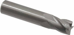 OSG - 10mm, 14mm LOC, 10mm Shank Diam, 51mm OAL, 4 Flute, Solid Carbide Square End Mill - Single End, Uncoated, Spiral Flute, 30° Helix, Centercutting, Right Hand Cut, Right Hand Flute, Series 414 - Benchmark Tooling