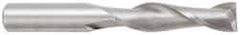 OSG - 5/16", 1-1/8" LOC, 5/16" Shank Diam, 3" OAL, 2 Flute, Solid Carbide Square End Mill - Single End, TiCN Finish, Spiral Flute, 30° Helix, Centercutting, Right Hand Cut, Right Hand Flute, Series 462 - Benchmark Tooling