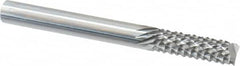OSG - 1/4" Diam, 3/4" LOC, End Mill End, Solid Carbide Diamond Pattern Router Bit - Right Hand Cut, 2-1/2" OAL, 1/4" Shank Diam, Use on Fiberglass - Benchmark Tooling