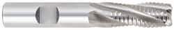 OSG - 5/8" Diam, 2-1/2" LOC, 4 Flute Cobalt Roughing & Finishing Square End Mill - Uncoated, 4-5/8" OAL, 5/8" Shank Diam, Weldon Shank, 30° Helix, Centercutting - Benchmark Tooling