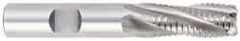 OSG - 5/16" Diam, 3/4" LOC, 4 Flute Cobalt Roughing & Finishing Square End Mill - Uncoated, 2-1/2" OAL, 3/8" Shank Diam, Weldon Shank, 30° Helix, Centercutting - Benchmark Tooling