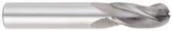 OSG - 1" Diam, 1-1/2" LOC, 3 Flute Solid Carbide Ball End Mill - Uncoated, Single End, 4" OAL, 1" Shank Diam, Spiral Flute - Benchmark Tooling