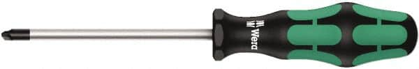 Wera - 3-1/8" Blade Length Tri-Point Screwdriver - 7" OAL - Benchmark Tooling