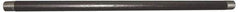 Value Collection - Schedule 80, 3" Diam x 10" Long Black Pipe Nipple - Threaded - Benchmark Tooling
