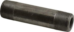 Value Collection - Schedule 160, 3/4" Diam x 4" Long Black Pipe Nipple - Threaded - Benchmark Tooling