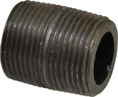 Value Collection - Schedule 160, 1" Diam Black Pipe Nipple - Threaded - Benchmark Tooling