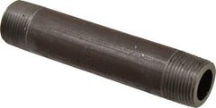 Value Collection - Schedule 160, 1" Diam x 6" Long Black Pipe Nipple - Threaded - Benchmark Tooling