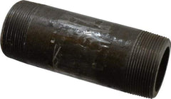 Value Collection - Schedule 160, 2" Diam x 6" Long Black Pipe Nipple - Threaded - Benchmark Tooling