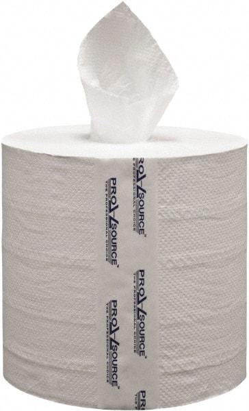 PRO-SOURCE - Center Pull Roll of 2 Ply White Paper Towels - 8-1/4" Wide, 660' Roll Length - Benchmark Tooling