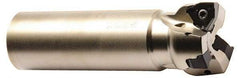 Seco - 40mm Cut Diam, 7.5mm Max Depth of Cut, 32mm Shank Diam, 120mm OAL, Indexable Square Shoulder End Mill - XNEX 0806.. Inserts, Weldon Shank, 90° Lead Angle, Through Coolant, Series Square 6 - Benchmark Tooling