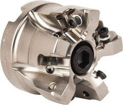 Seco - 5 Inserts, 2" Cut Diam, 3/4" Arbor Diam, 0.295" Max Depth of Cut, Indexable Square-Shoulder Face Mill - 0/90° Lead Angle, 1.57" High, XNEX 0806.. Insert Compatibility, Through Coolant, Series Square 6 - Benchmark Tooling