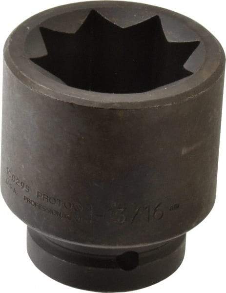 Proto - 1" Drive 1-13/16" Impact Socket - 4 Points, 3-1/2" OAL - Benchmark Tooling