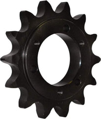 U.S. Tsubaki - 16 Teeth, 3/4" Chain Pitch, Chain Size 60, QD Sprocket - 1-11/16" Bore Diam, 4.22" Outside Diam - Benchmark Tooling