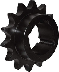 U.S. Tsubaki - 16 Teeth, 3/4" Chain Pitch, Chain Size 60, Taper Lock Sprocket - 1-11/16" Bore Diam, 4.22" Outside Diam - Benchmark Tooling