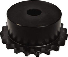 U.S. Tsubaki - 1-1/8" Bore Diam Finished Bore Roller Chain Coupling - 6.065" Coupling OD - Benchmark Tooling