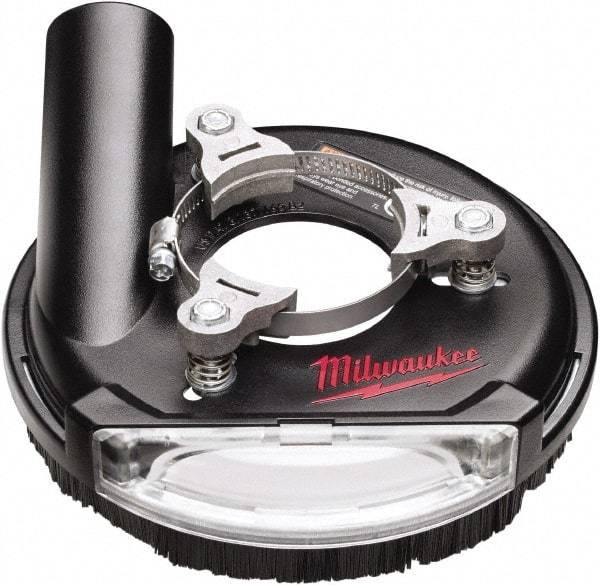 Milwaukee Tool - 4 & 5" Diam Grinder Dust Shroud - For Use with Sanders/Grinders - Benchmark Tooling