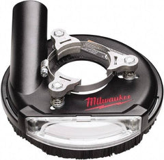 Milwaukee Tool - 4 & 5" Diam Grinder Dust Shroud - For Use with Sanders/Grinders - Benchmark Tooling