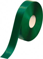 PRO-SAFE - Green Solid Color PVC Tape - 2" Wide x 100' Long x 50 mil Thick, General Traffic - Benchmark Tooling