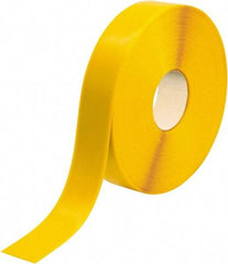 PRO-SAFE - Yellow Solid Color PVC Tape - 2" Wide x 100' Long x 50 mil Thick, General Traffic - Benchmark Tooling