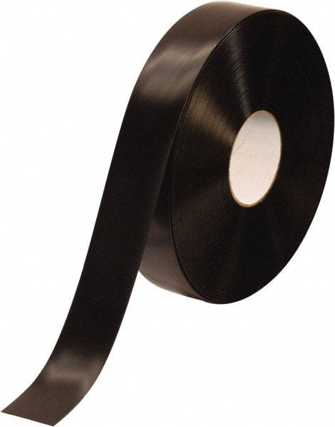 PRO-SAFE - Black Solid Color PVC Tape - 2" Wide x 100' Long x 50 mil Thick, General Traffic - Benchmark Tooling