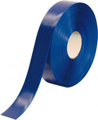 PRO-SAFE - Blue Solid Color PVC Tape - 2" Wide x 100' Long x 50 mil Thick, General Traffic - Benchmark Tooling