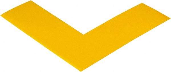 PRO-SAFE - Yellow Solid Color PVC Tape - 2" Wide x 1/2' Long x 50 mil Thick, General Traffic - Benchmark Tooling