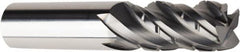 American Tool Service - 3/4", 4 Flute, Single End, Solid Carbide, 0.04" Corner Radius End Mill - 4" OAL, Right Hand Flute, 1-3/4" LOC, Right Hand Cut - Benchmark Tooling