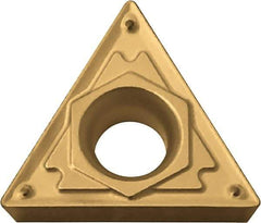 Kyocera - TCMT1.81.50.5 HQ Grade TN60 Cermet Turning Insert - Uncoated, 60° Triangle, 7/32" Inscr Circle, 3/32" Thick, 0.008" Corner Radius - Benchmark Tooling