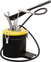 PRO-LUBE - Grease Lubrication 3 Strokes/oz Flow Aluminum & Steel Lever Hand Pump - For 208 oz Container - Benchmark Tooling